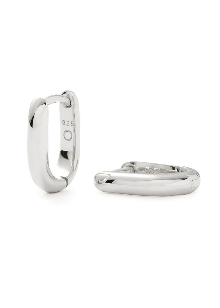 Missoma Classic Ovate sterling silver hoop earrings