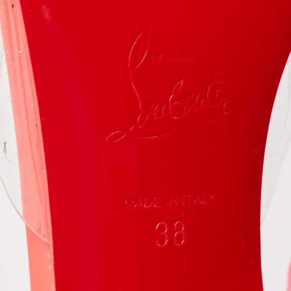 Christian Louboutin Christian Louboutin Transparent PVC Degramule Sandals Size 38 8