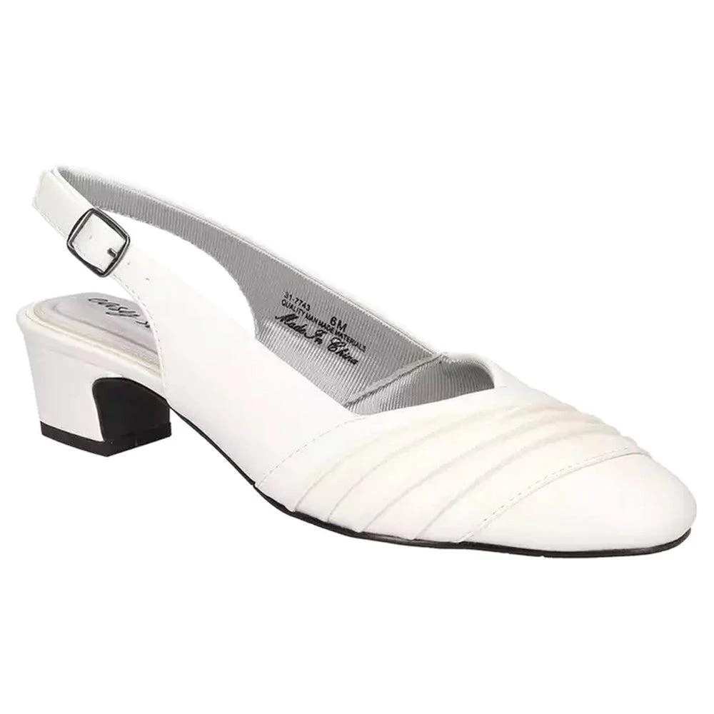 Easy Street Bates Block Heel Slingback Pumps 2