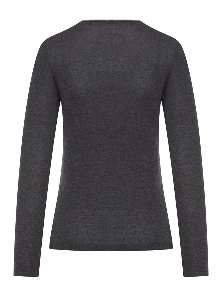 Brunello Cucinelli Brunello Cucinelli V-Neck Knitted Jumper 2