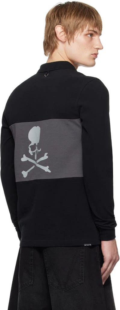 mastermind JAPAN Black Fred Perry Edition Logo Panel Polo 3