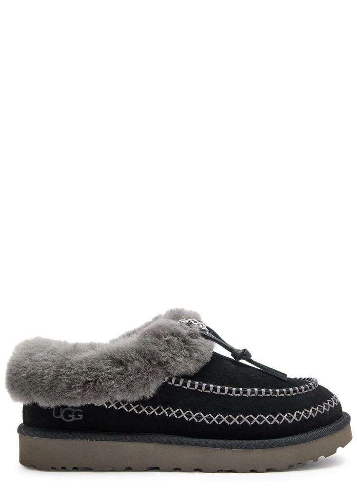 UGG Tasman Alpine suede flatform slippers 1