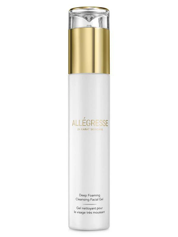 Allegresse 24K Skin Care Deep Foaming Cleansing Facial Gel Daily Cleanser 1