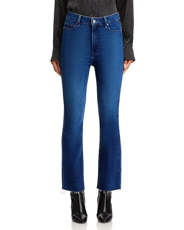 Paige Claudine High Rise Ankle Flare Jeans in Sailaway 7