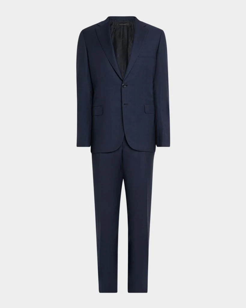 Brioni Men
s Wool Tonal Prince of Wales Two-Piece Suit