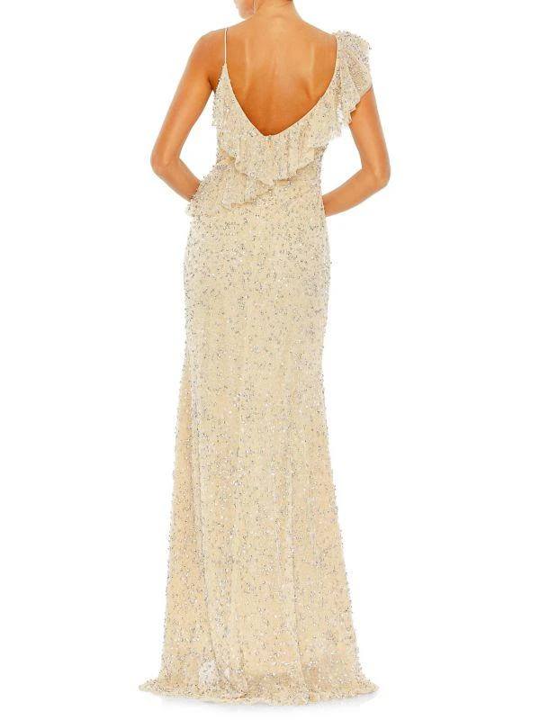 Mac Duggal Ruffle Sequin Mermaid Gown 2