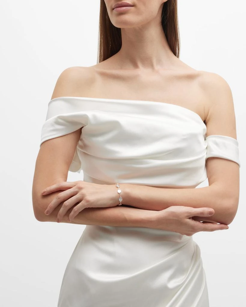 Ippolita Mini Oval Slice Chain Bracelet in Sterling Silver 5