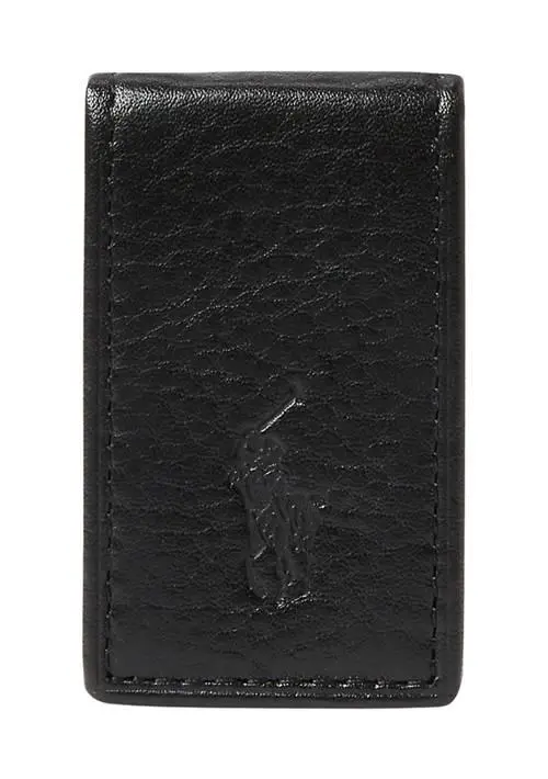 Ralph Lauren Pebbled Leather Money Clip 1