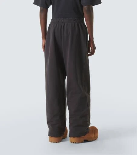 Balenciaga Baggy cotton fleece sweatpants 4