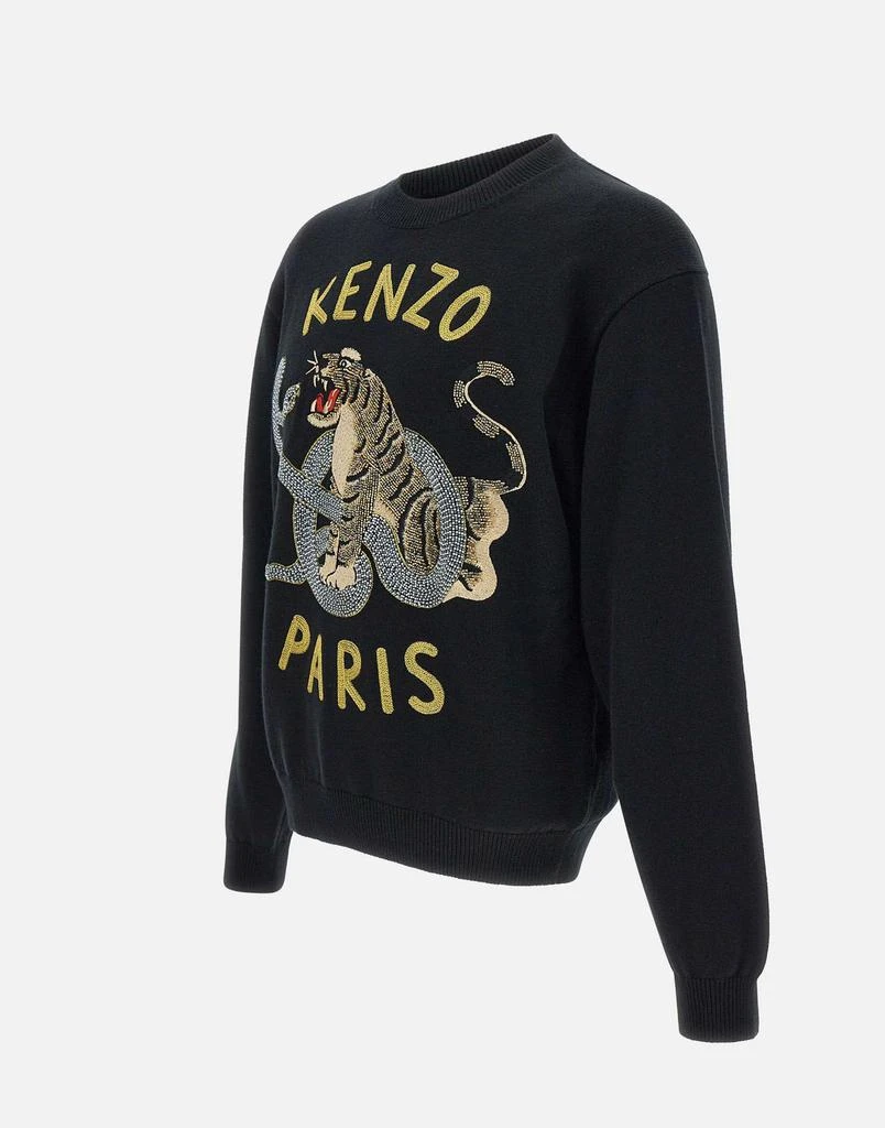 KENZO PARIS ‘Year of the snake’ cotton and wool  sweatshirt 3