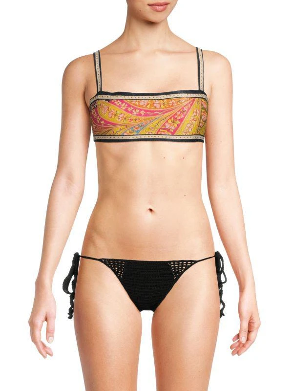 Agua Bendita Sutton Lula Floral Bikini Top 1