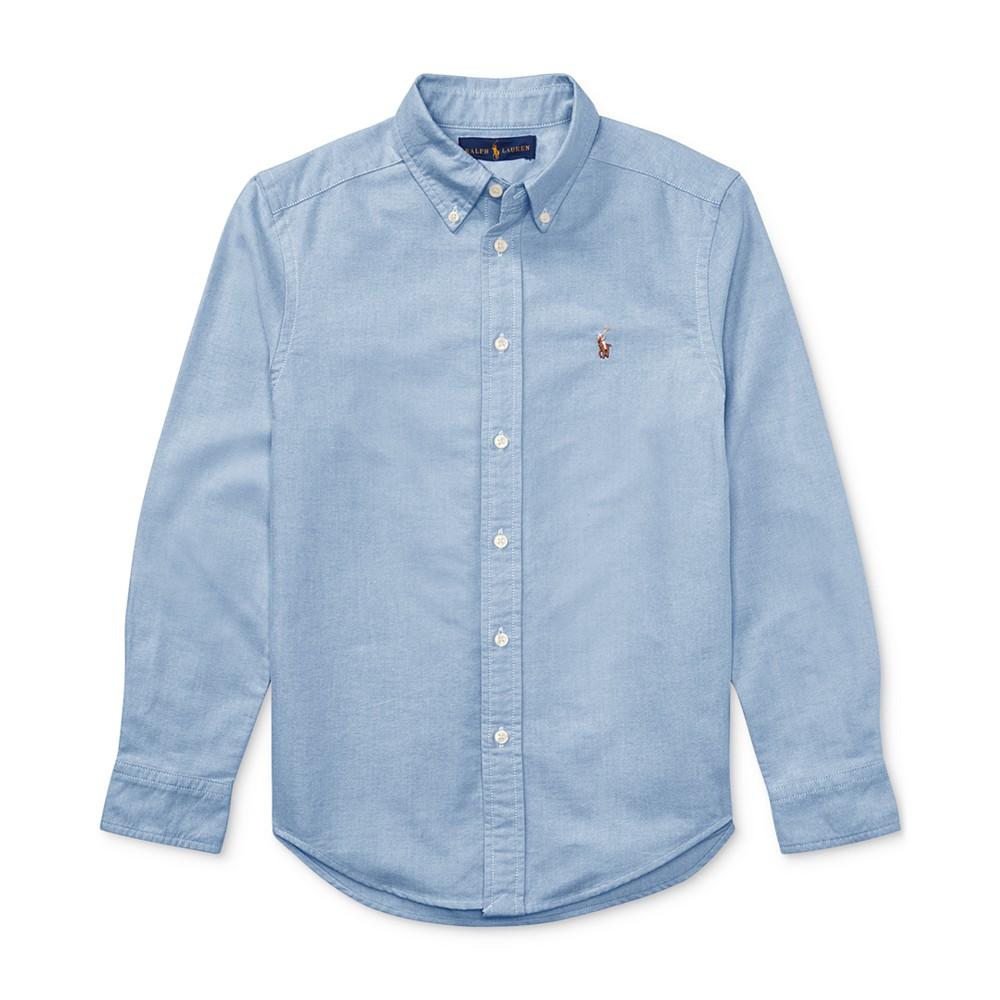 Polo Ralph Lauren Big Boys Embroidered Pony Logo Cotton Oxford Shirt