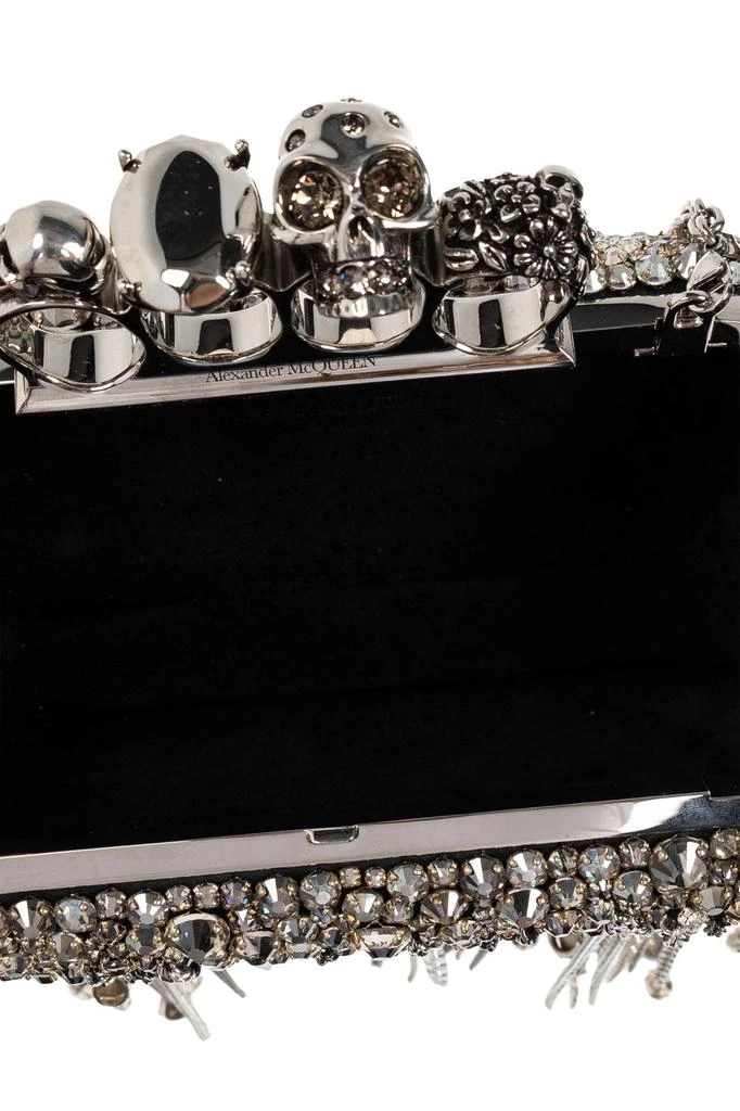 Alexander McQueen Alexander McQueen Knuckle Embellished Clutch Bag 4