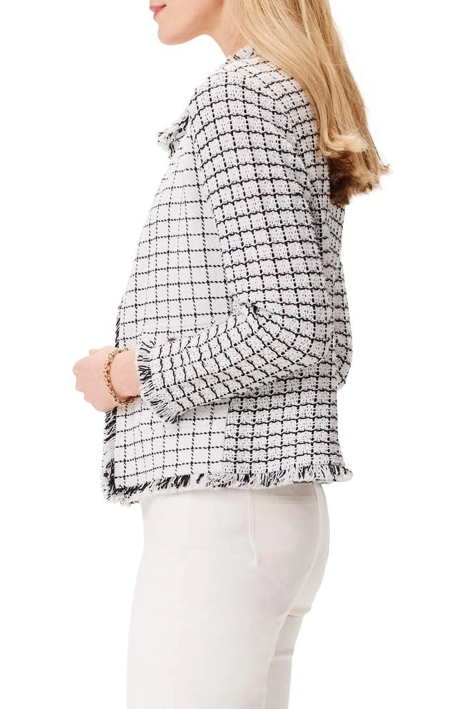 NIC+ZOE Grid Fringe Mix Jacket 3