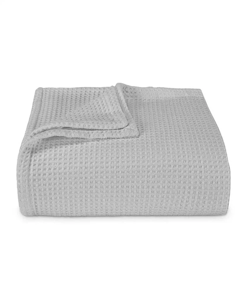 Vera Wang Waffleweave Cotton Reversible Blanket 7