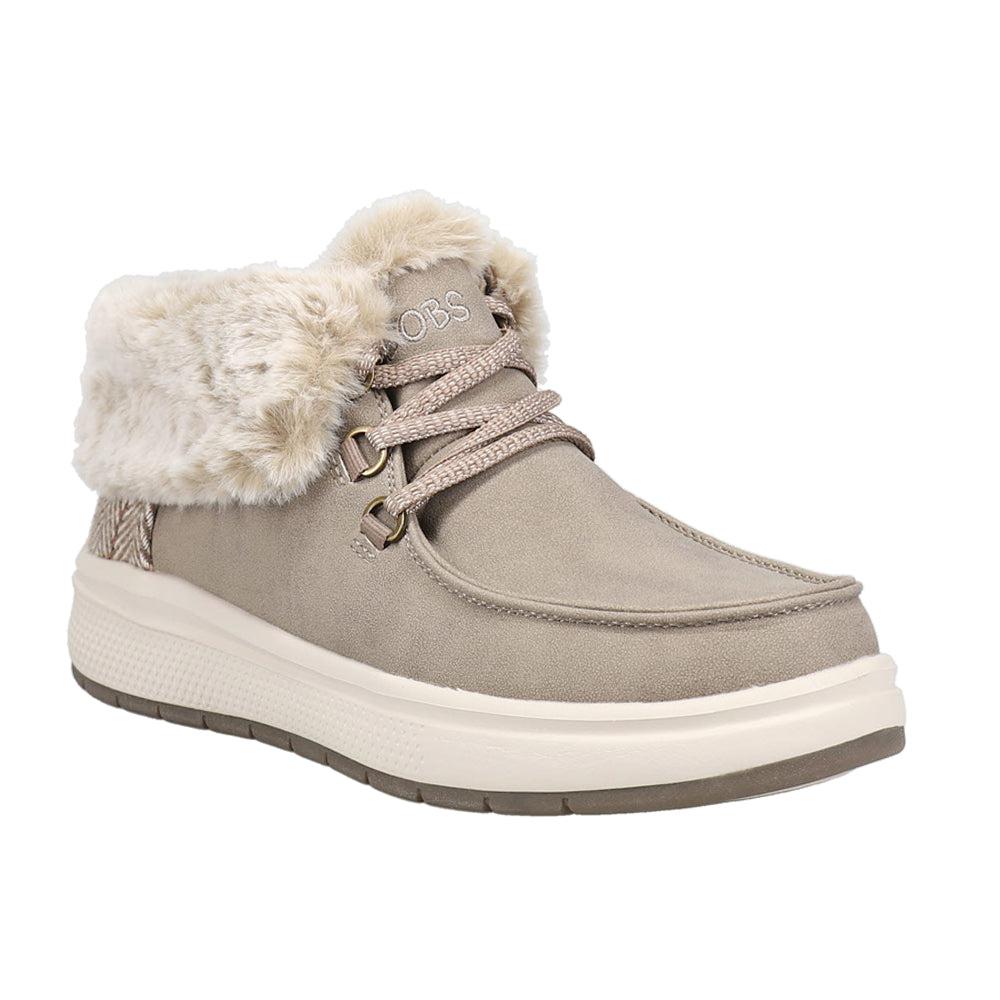 SKECHERS Skipper Wave Cozy Queen Round Toe Lace Up Booties