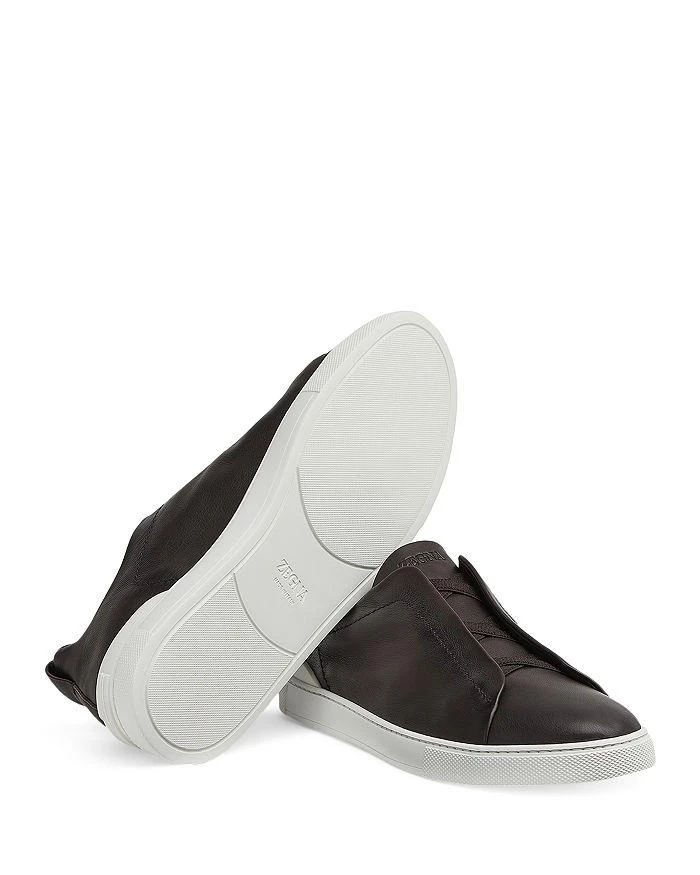 Zegna Men's Triple Stitch��™ Secondskin Sneakers 3