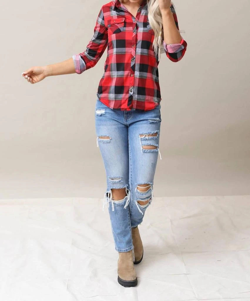 Passport Passport - Plaid Top 2