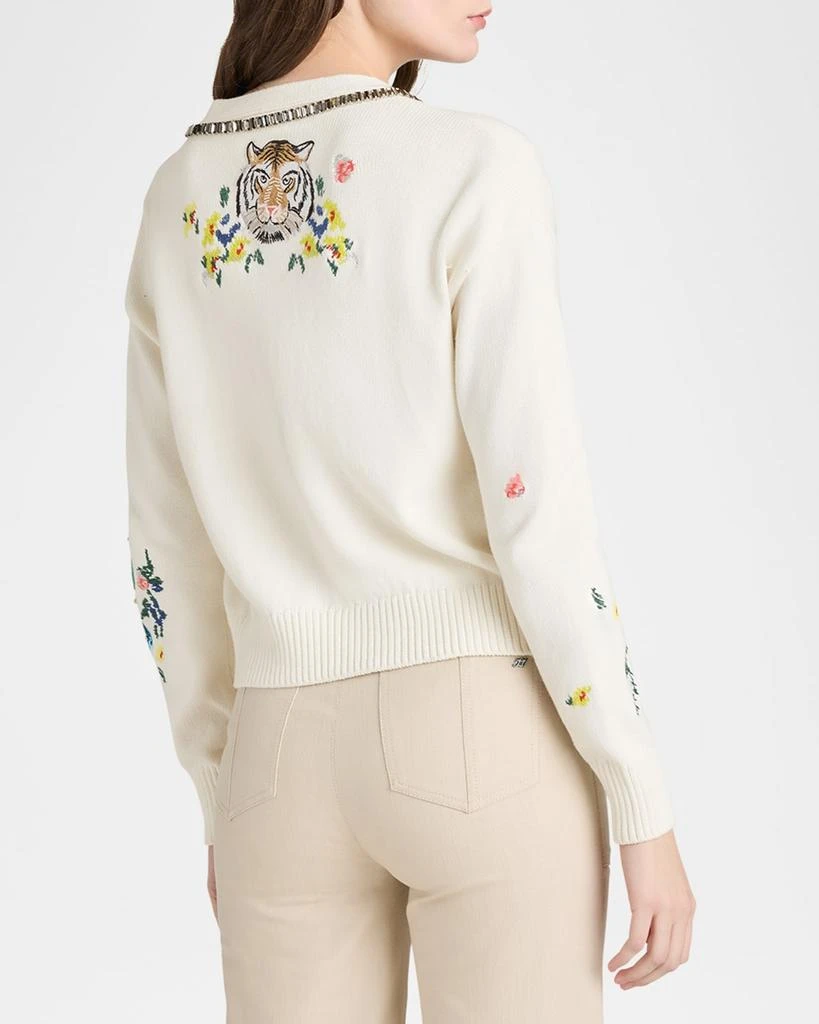 Cinq a Sept Nyla Animal Cardigan 3