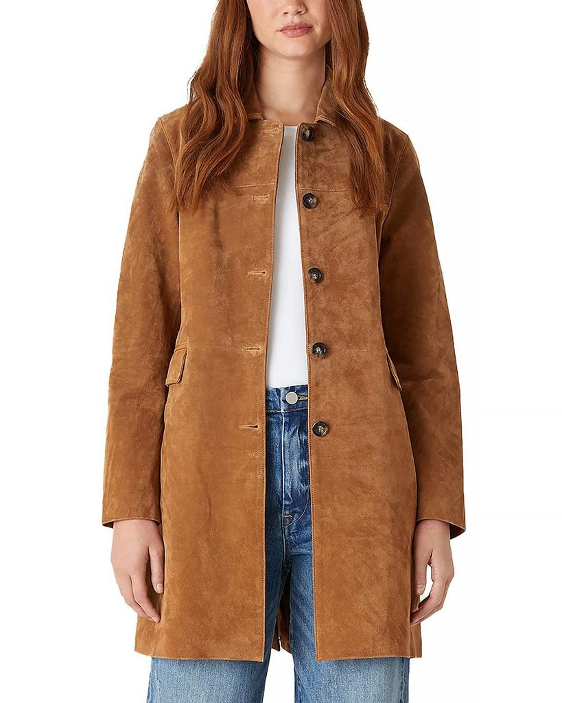Blank NYC Real Suede Trench Coat 1