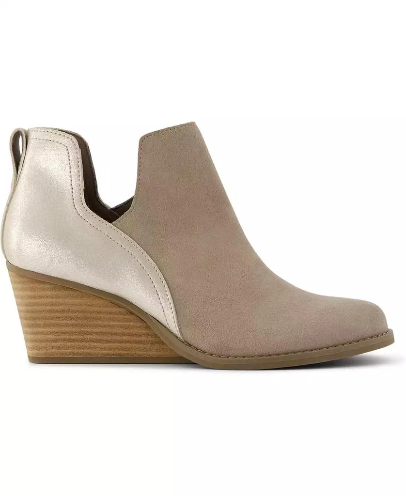 TOMS Women's Gwen Slip On Wedge Bootie 6