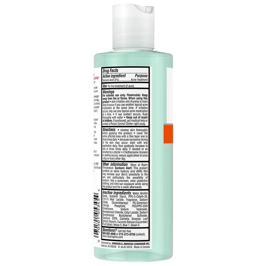 Neutrogena Acne-Fighting Facial Toner With 2% Salicylic Acid 4