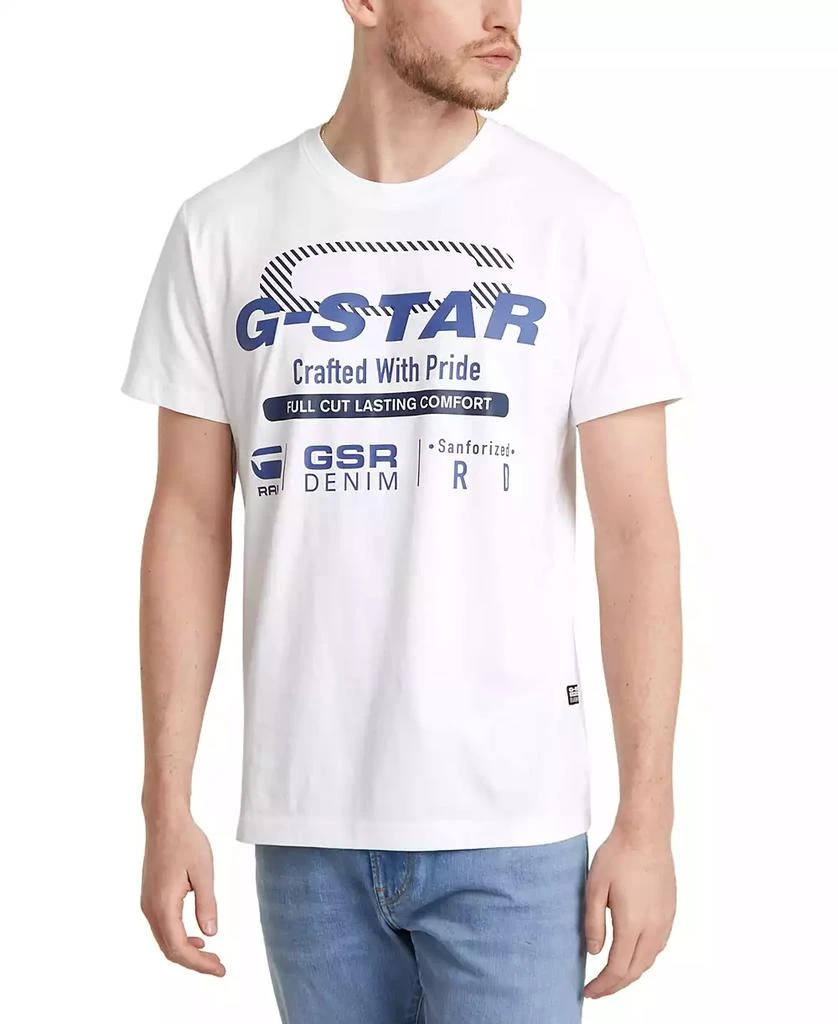 G-Star Raw Men's Straight-Fit Logo Graphic T-Shirt 1