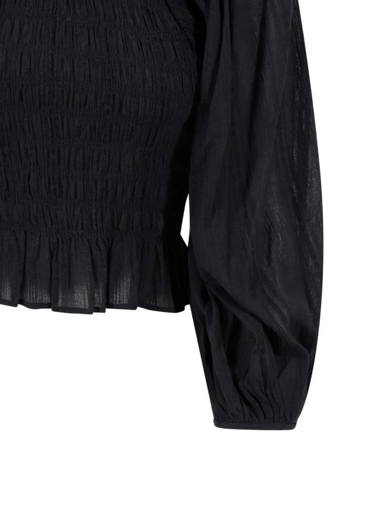 Isabel Marant Étoile Isabel Marant Étoile Idris Ruffle-Smocked Puff Sleeved Blouse 4
