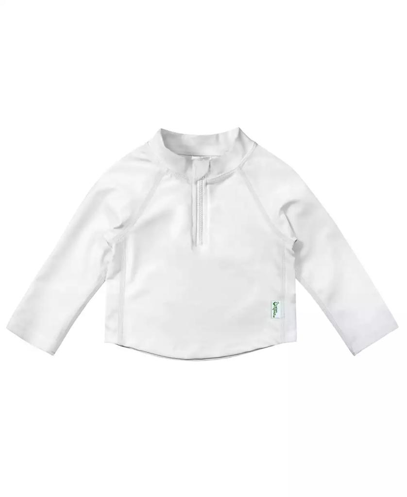 green sprouts Toddler Boys Long Sleeve Zip Rashgaurd Shirt