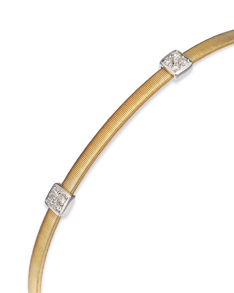 Marco Bicego Masai 18K Gold Small Three Station Diamond Bracelet 3
