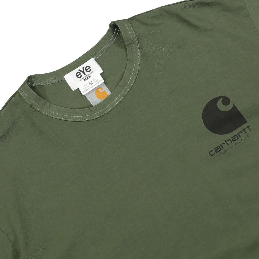 Junya Watanabe Junya Watanabe X Carhartt WIP Logo Printed Crewneck T-Shirt 3