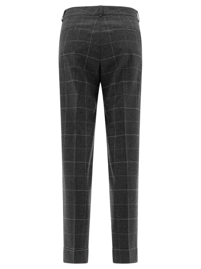 Peserico Peserico Check Pattern Pants 2