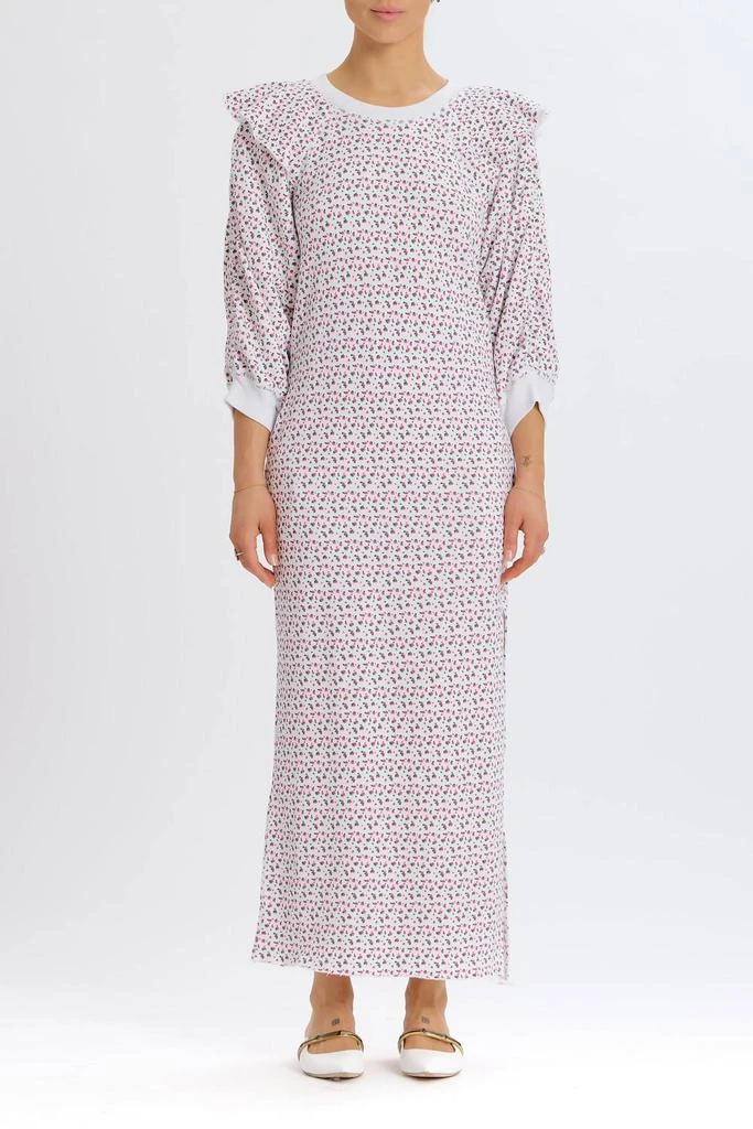 Something Navy Something Navy - Meghan Ruffle Sweatshirt Dress 1