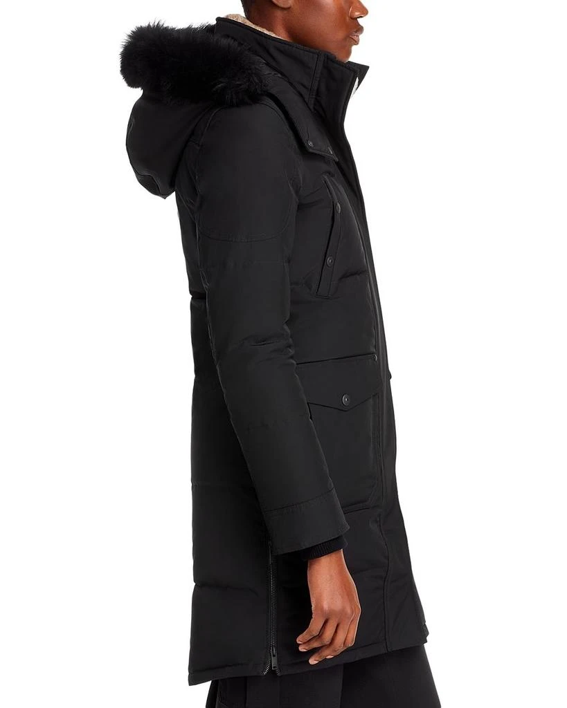 Moose Knuckles Onyx Causapscal Shearling Trim Down Parka 4