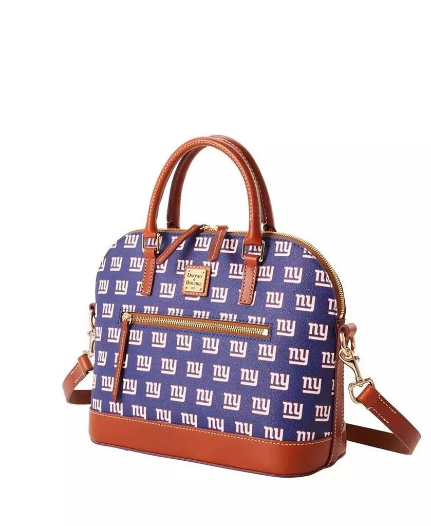 Dooney & Bourke Women's New York Giants Signature Domed Zip Satchel Purse 1