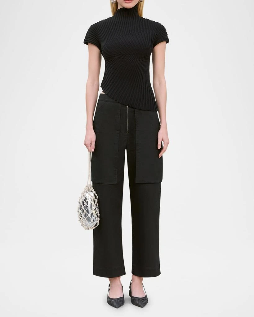Cult Gaia Annemie Asymmetrical Knit Top 2