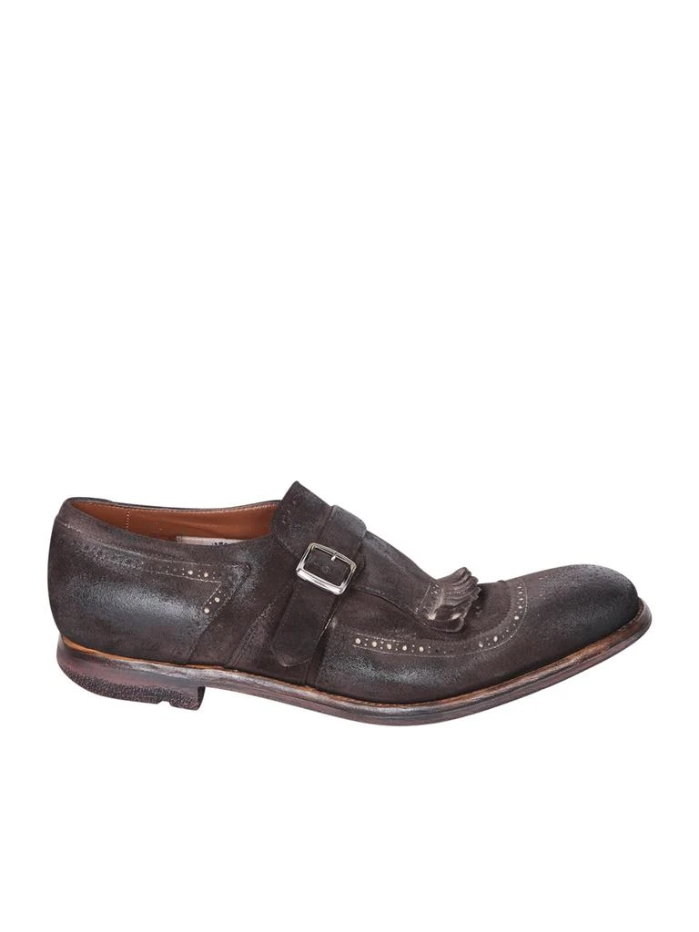 Church's Shanghai Vintage Suede Loafer In Brown 1