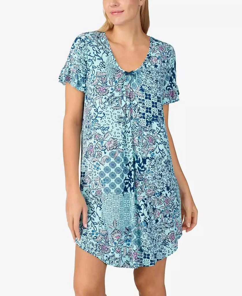 Ellen Tracy Women's Short Sleeve Chemise 3