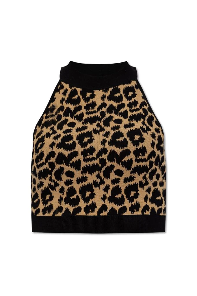 Max Mara Short top with animal motif `Tenna` 1