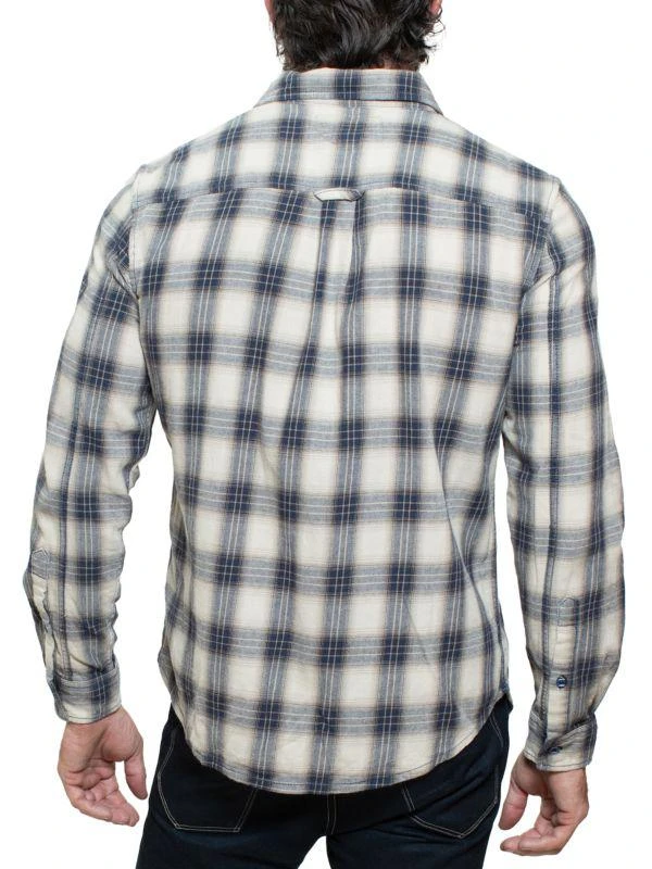 Stitch's Jeans Vintage Washed Plaid Button Down Shirt 2