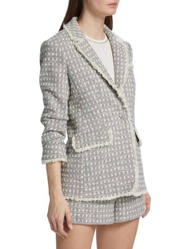 Cinq à Sept Khloe Tweed Gathered Blazer 3