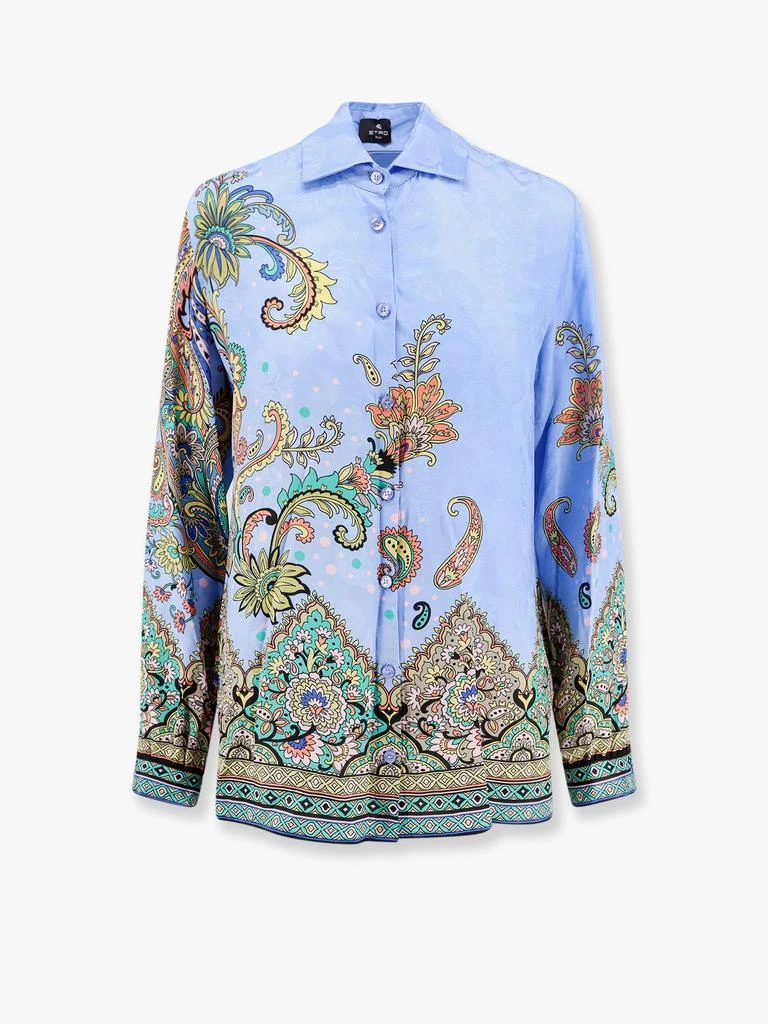 ETRO Viscose and silk shirt with iconic motif 1