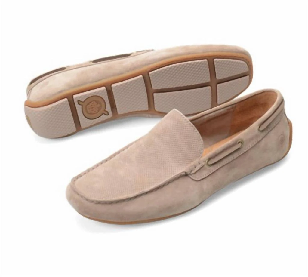 NEW BORN men\'s marcus driving moc shoes in taupe Born Men main image 3