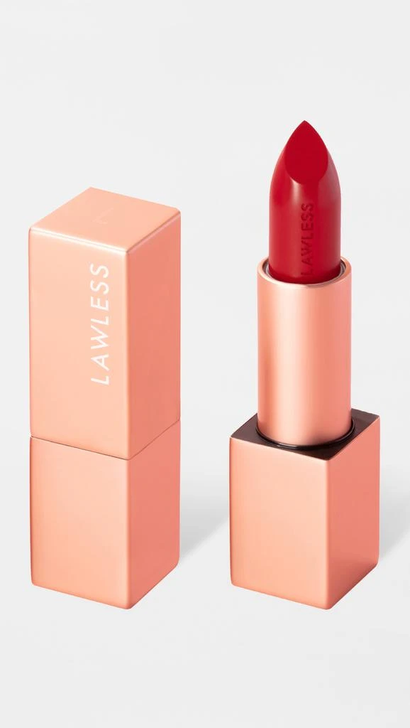 LAWLESS Forget the Filler Lip-Plumping Line-Smoothing Satin Cream Lipstick 1