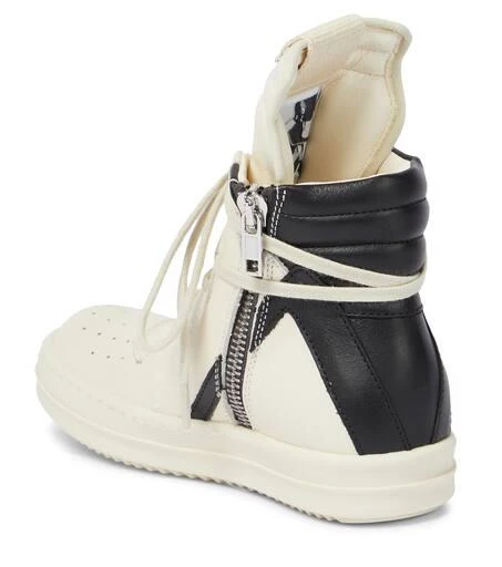 Rick Owens Kids Geobasket leather high-top sneakers 3