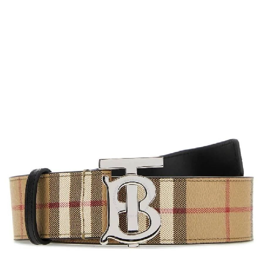 Burberry TB Plaque Buckle Check Reversible Belt 3