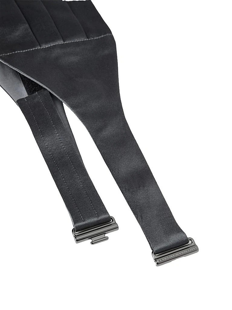 Brunello Cucinelli Silk and Cotton Satin Cummerbund 2