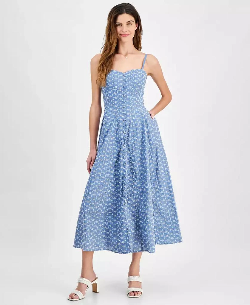 Taylor Women's Eyelet A-Line Dress 1