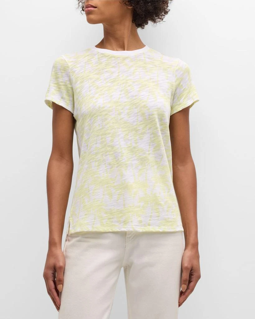 ATM Anthony Thomas Melillo Schoolboy Palm-Print Short-Sleeve Crewneck T-Shirt 1