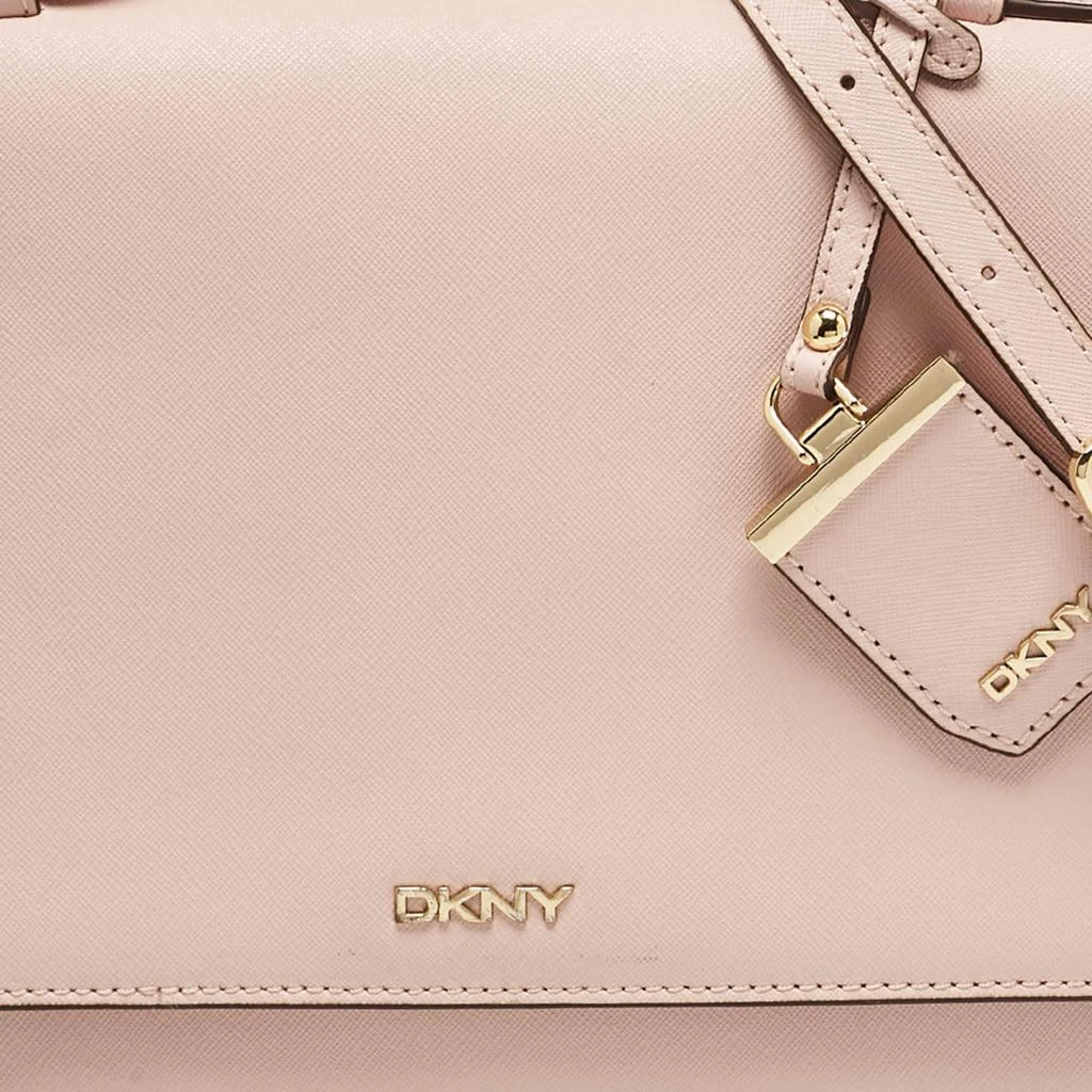 DKNY DKNY Pink Leather Logo Flap Top Handle Bag 6